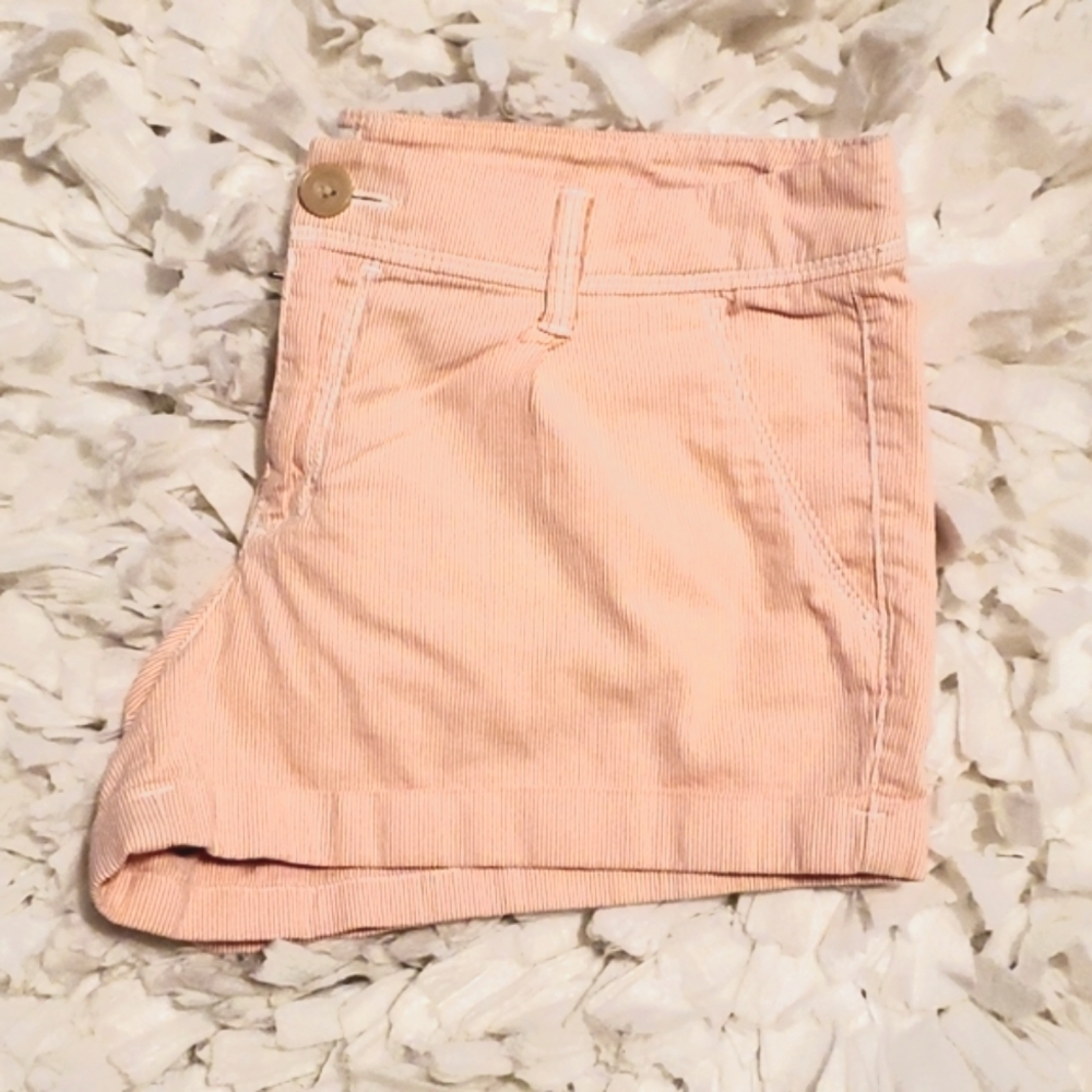 American Eagle Pinkish Red Striped Shorts!!